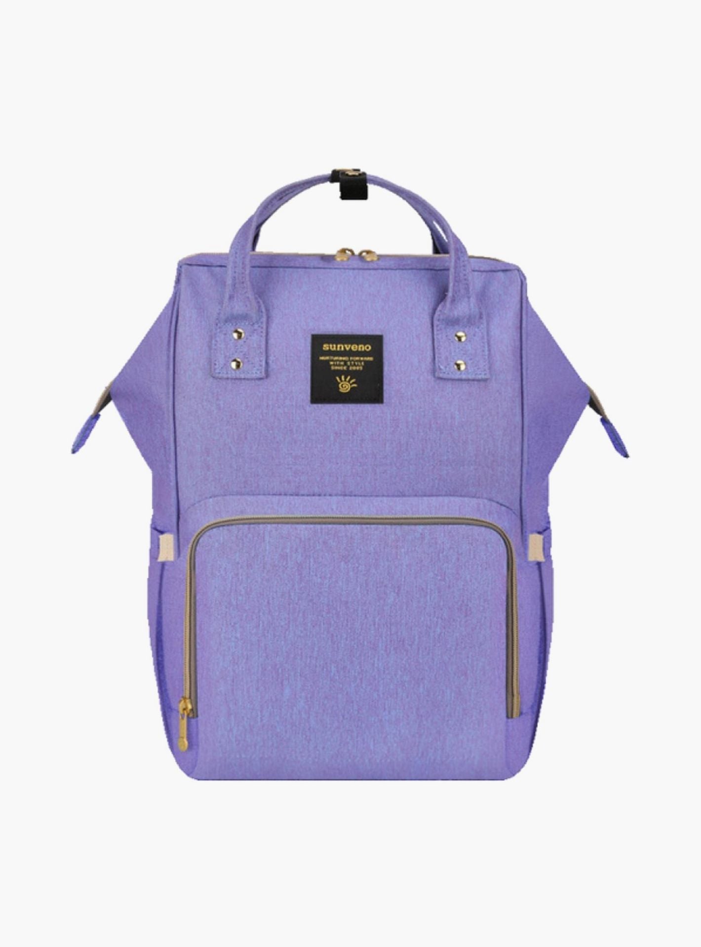 Sunveno Multifunction Diaper Backpack, Blue/Purple-baby-gear-diaperbags-image-1