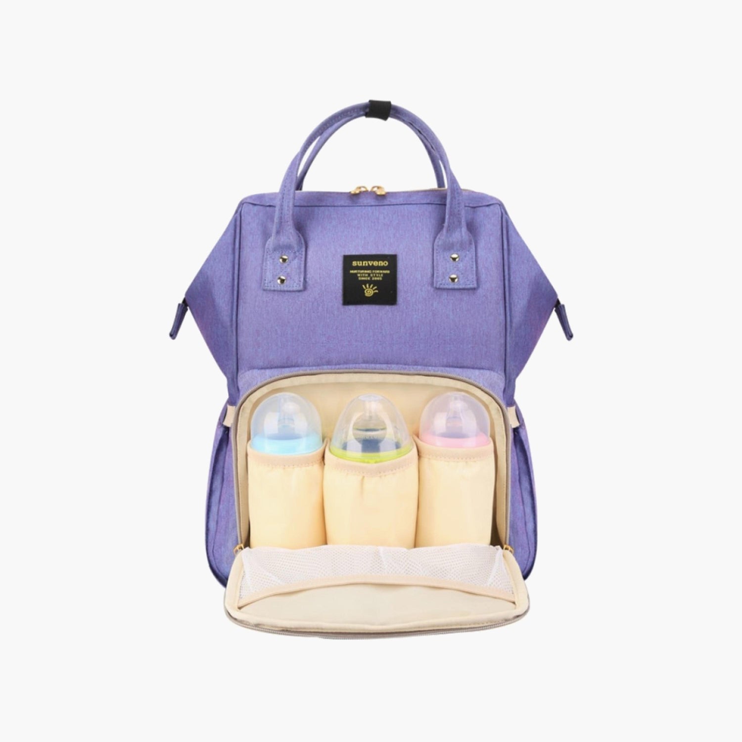 Sunveno Multifunction Diaper Backpack, Blue/Purple