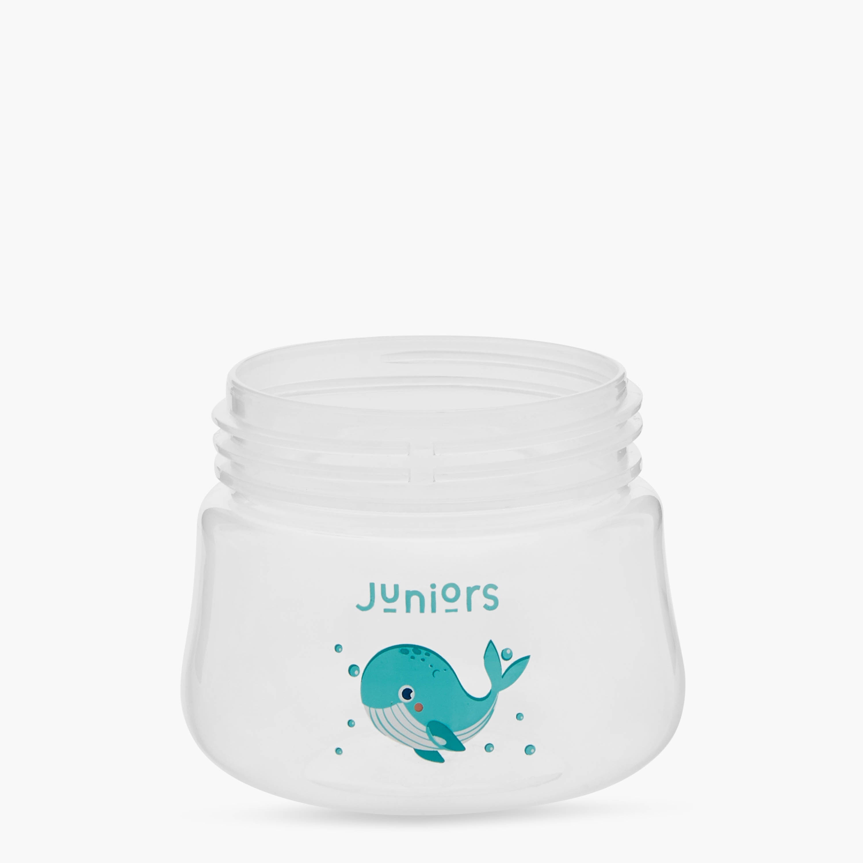 Juniors Just Like Nature 90 ml Feeding Bottle with Anti-Colic Teat - Grey