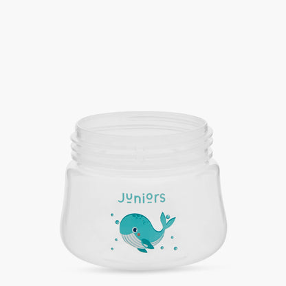 Juniors Just Like Nature 90 ml Feeding Bottle with Anti-Colic Teat - Grey