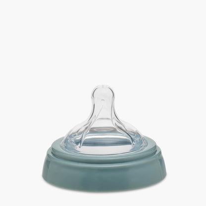 Juniors Just Like Nature 90 ml Feeding Bottle with Anti-Colic Teat - Grey