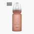Giggles Printed Glass Feeding Bottle with Cap - 120 ml - Feeding