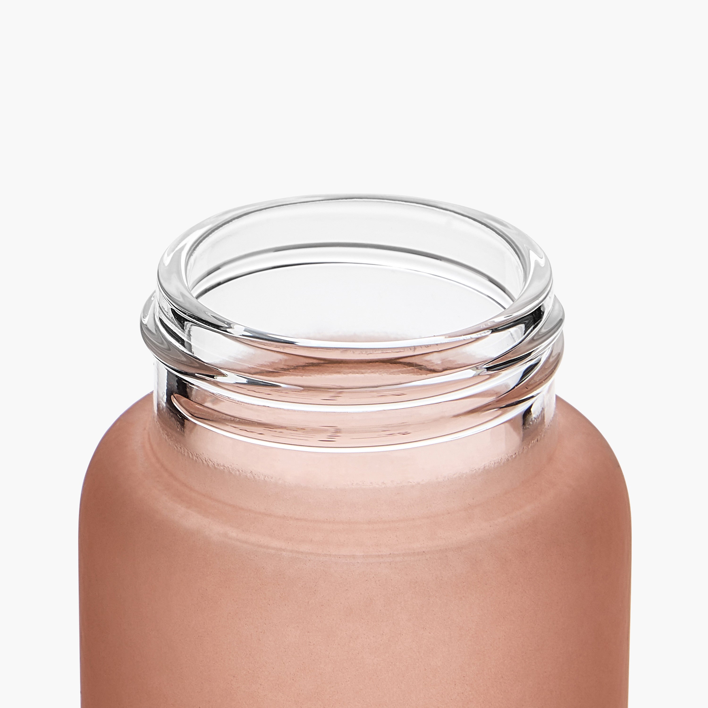 Giggles Printed Glass Feeding Bottle with Cap - 120 ml