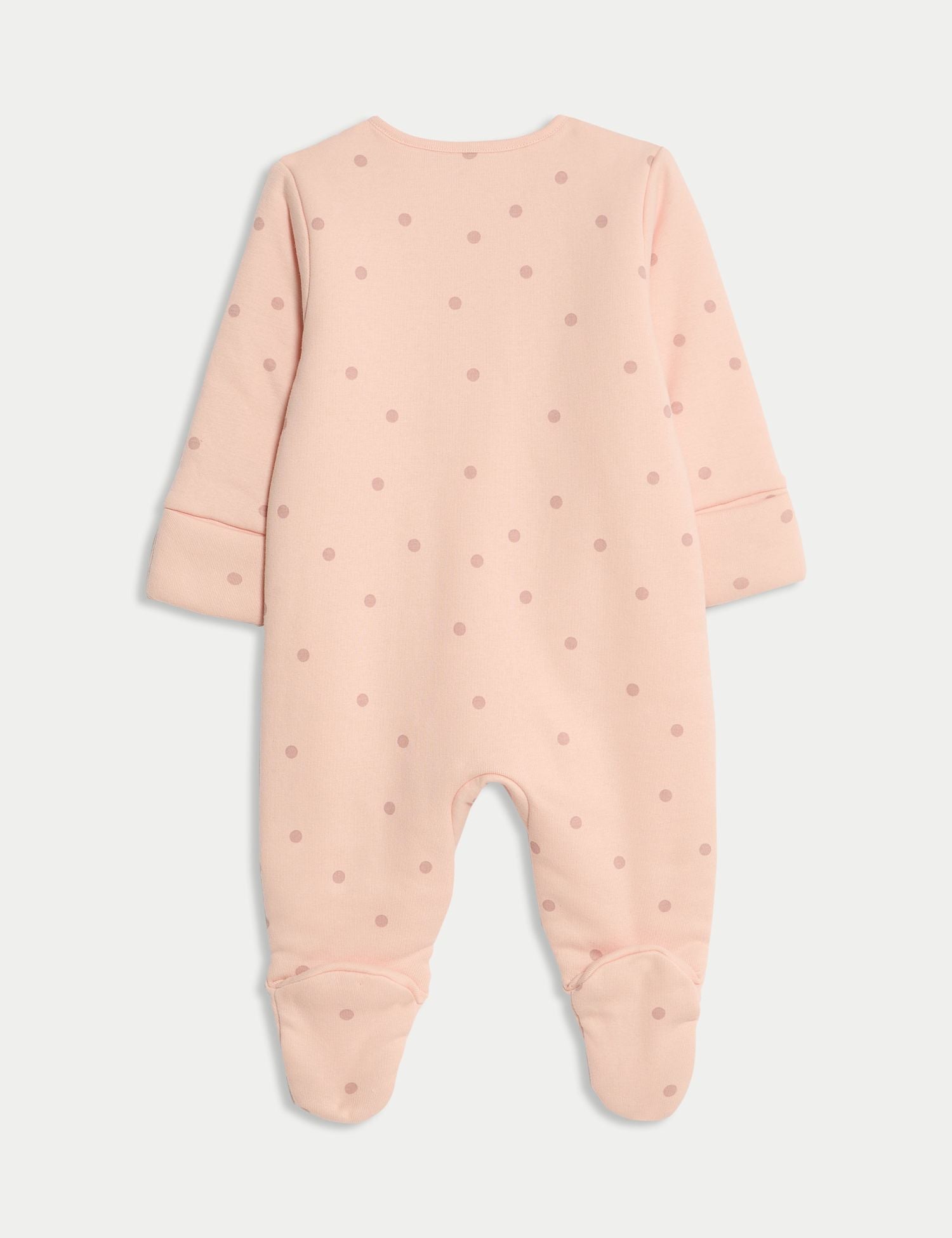 Pure Cotton 2.5 Tog Double Zip Sleepsuit (0-12 Mths)