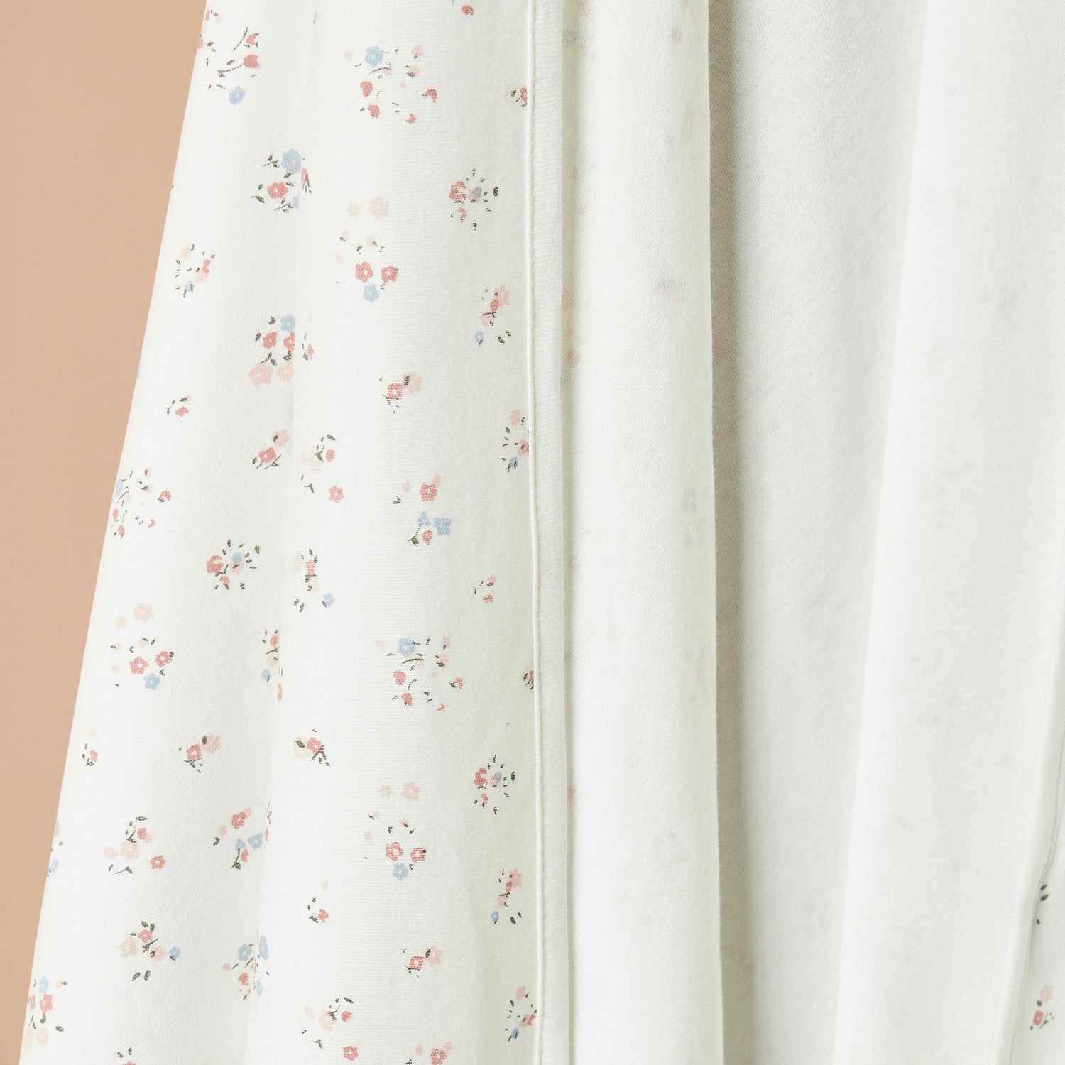 Juniors All-Over Floral Print Receiving Blanket with Hood - 80x80 cm