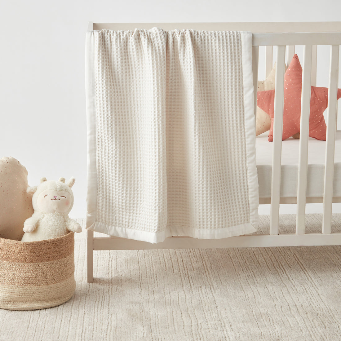 Juniors Waffle Textured Baby Blanket - 76x102 - HomeBabyNurseryBlankets &amp; SwaddlesBlankets &amp; Quilts