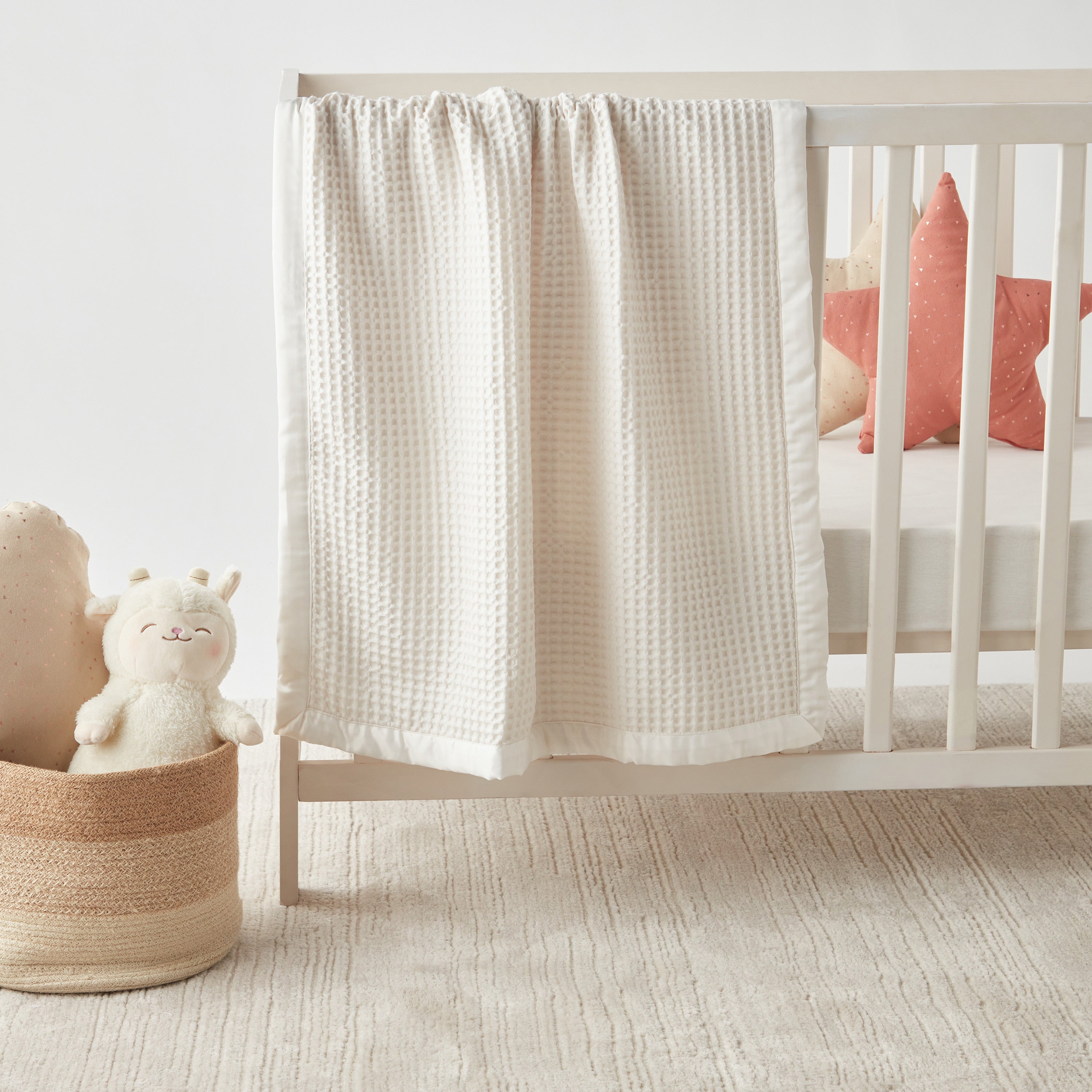 Juniors Waffle Textured Baby Blanket - 76x102 - HomeBabyNurseryBlankets &amp; SwaddlesBlankets &amp; Quilts