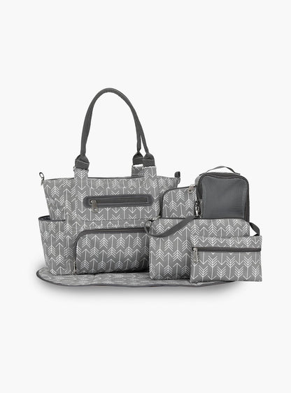 Little Story 6-Piece Diaper Bag Set with Hooks-baby-gear-diaperbags-image-1
