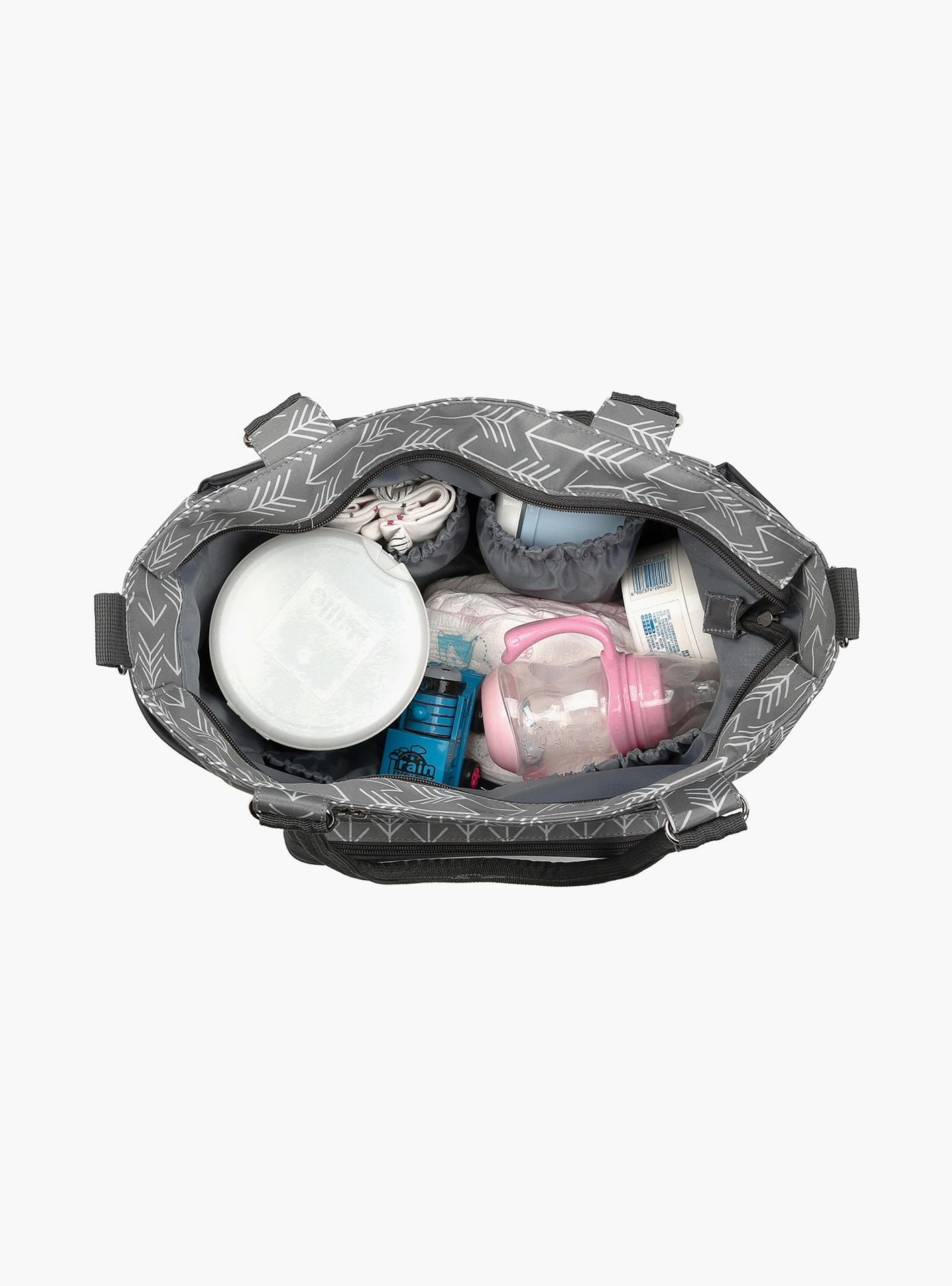 Little Story 6-Piece Diaper Bag Set with Hooks-baby-gear-diaperbags-image-5