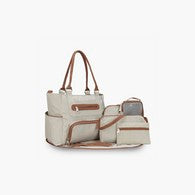 Little Story 6-Piece Diaper Bag Set with Hooks-undefined-image-1
