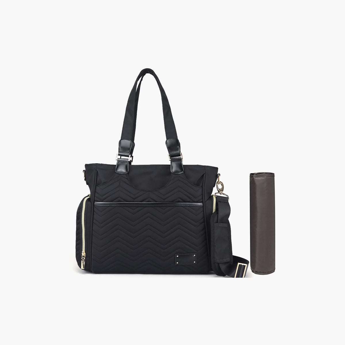 Little Story Matilda Diaper Bag, Black - image 1