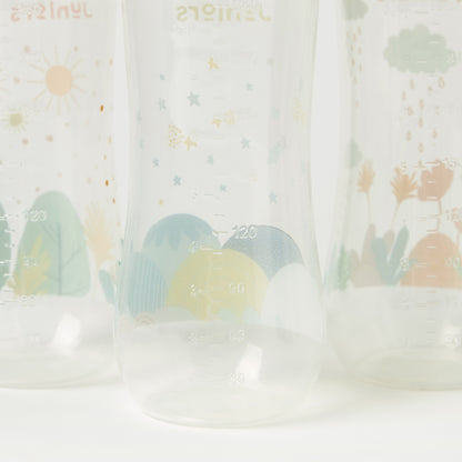 Juniors 3-Piece Space Print Feeding Bottle Set - 250 ml