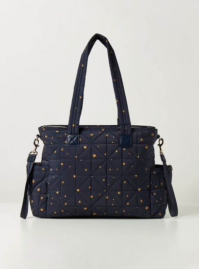Giggles All-Over Star Print Quilted Diaper Shoulder Bag-baby-gear-diaperbags-image-4