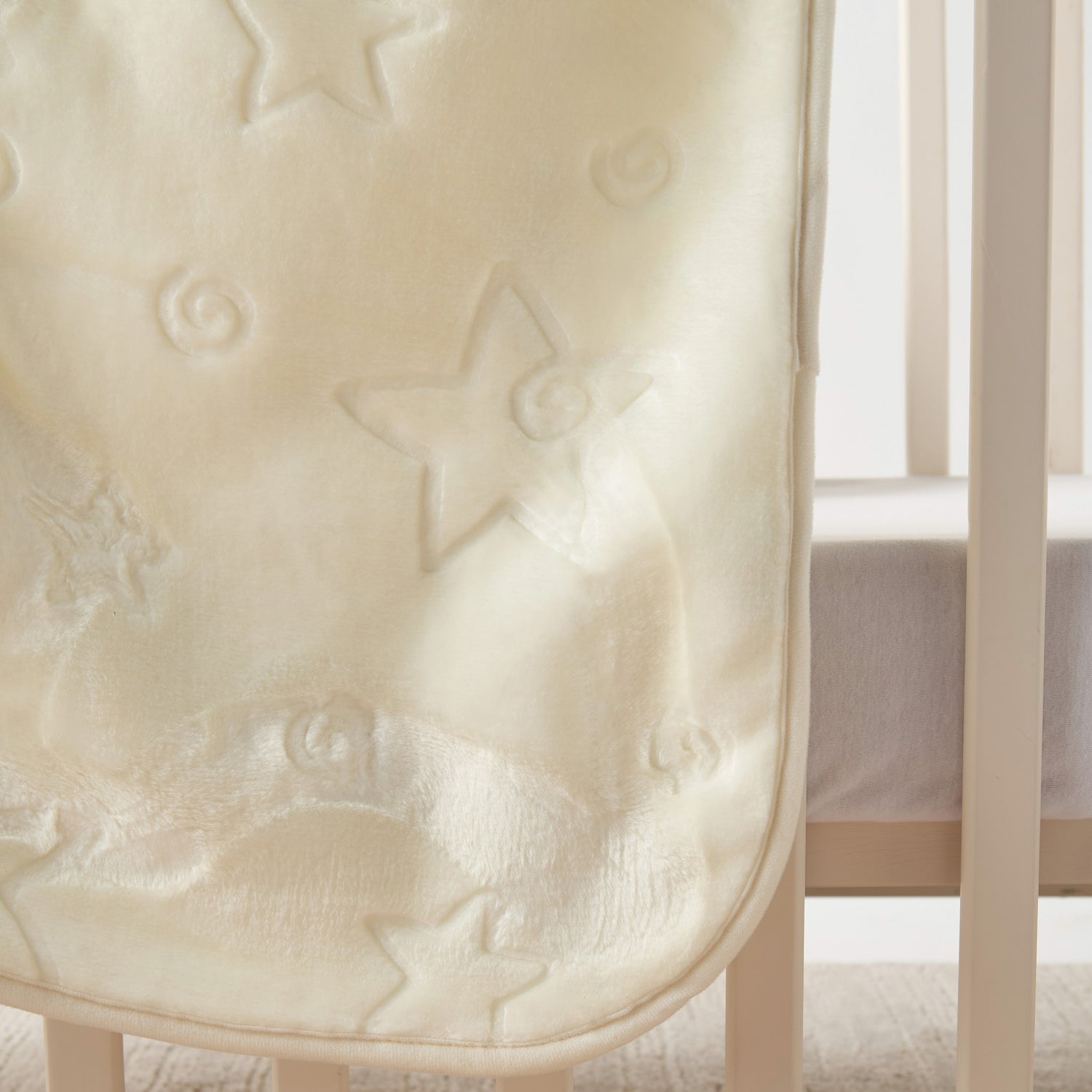 Pielsa All-Over Star Textured Large Blanket - 110x140 cm