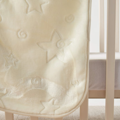 Pielsa All-Over Star Textured Large Blanket - 110x140 cm
