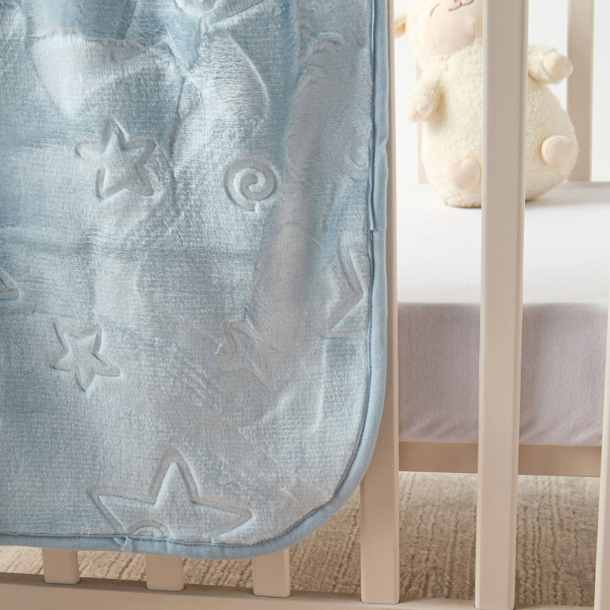 Pielsa All-Over Star Textured Blanket - 110x140 cm