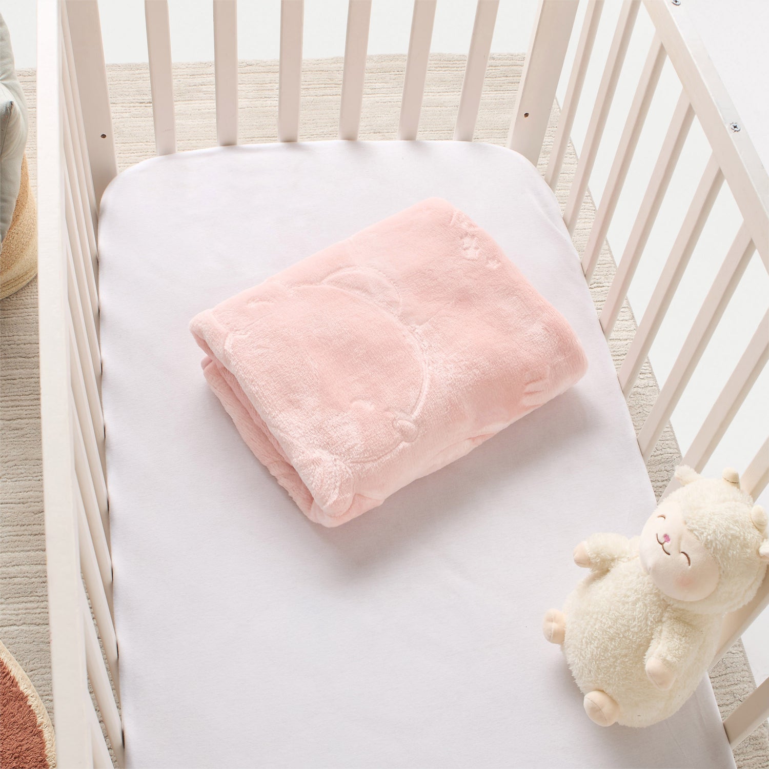 Pielsa All-Over Bear Textured Blanket - 80x110 cm