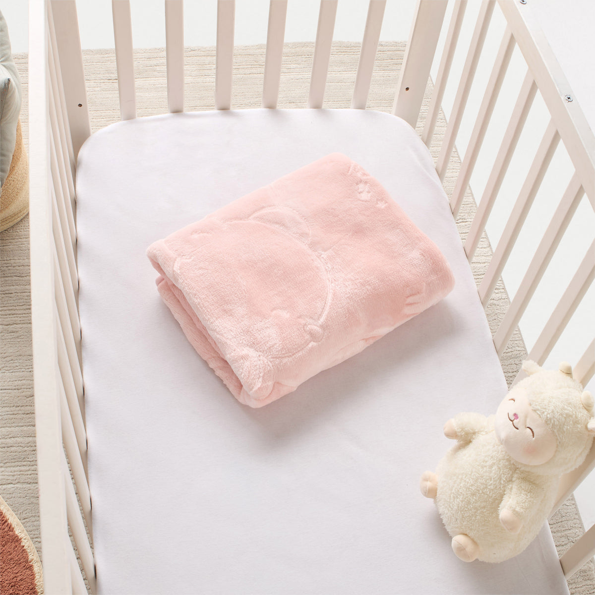 Pielsa All-Over Bear Textured Blanket - 80x110 cm