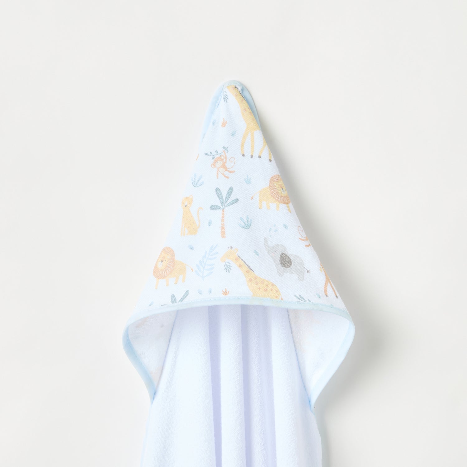 Juniors 3-Piece Safari Print Hooded Towel Set - 76x76 cm