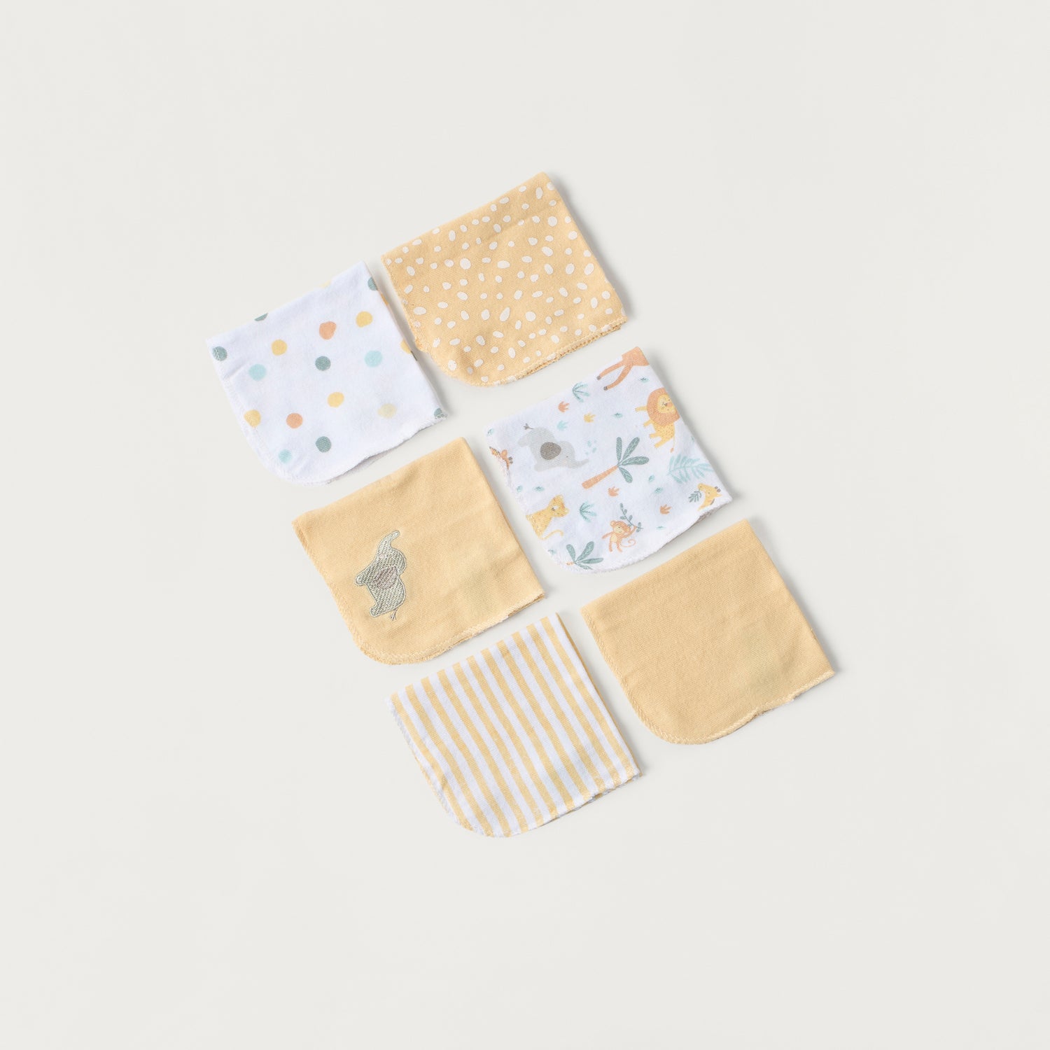 Juniors 6-Piece Assorted Washcloth Set - 25x25 cm - HomeBabyBath &amp; CareTowels