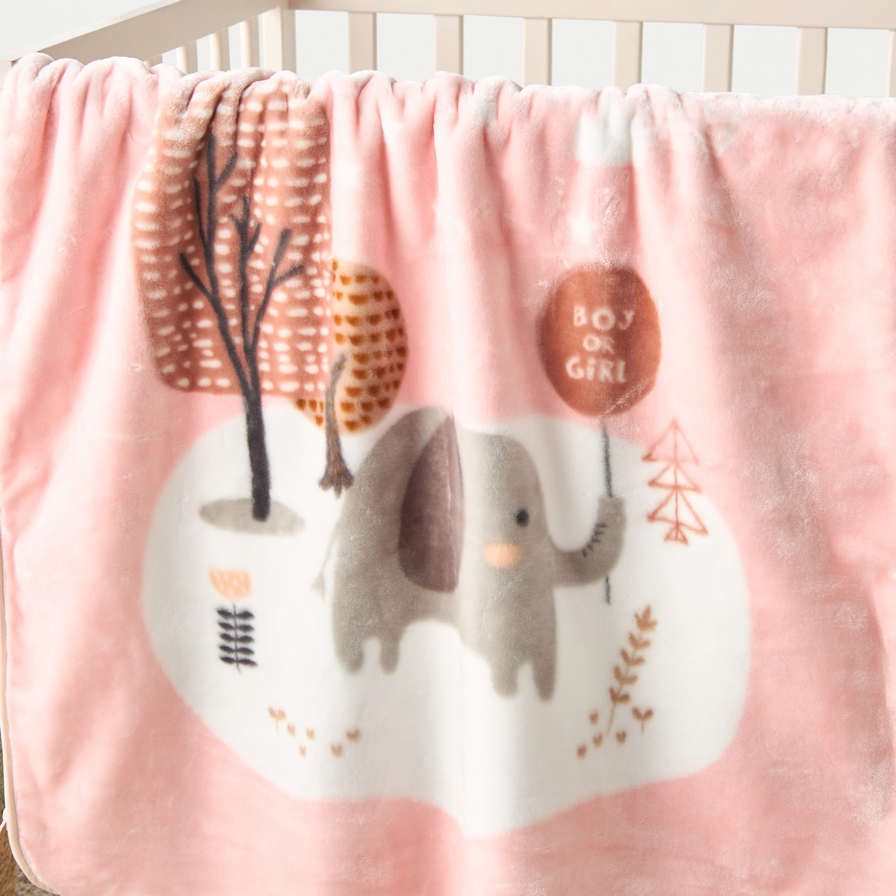 Juniors Printed Raschel Blanket - 80x90 cm