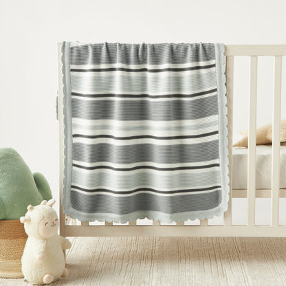Juniors Striped Raschel Blanket - 70x90 cm - HomeBabyNurseryBlankets &amp; SwaddlesBlankets &amp; Quilts
