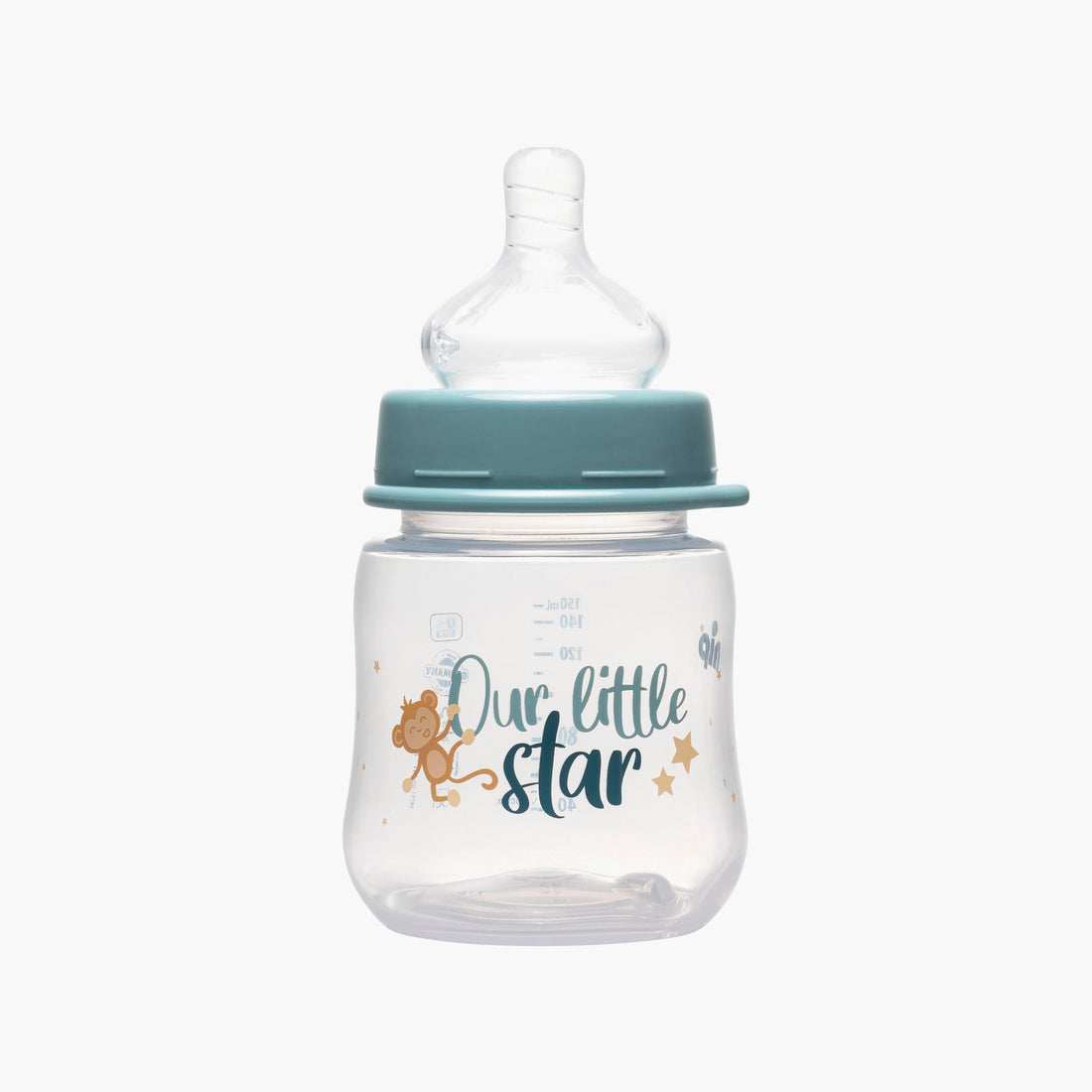 Nip Wide Neck PP Bottle, Our Little Star - 150 ML