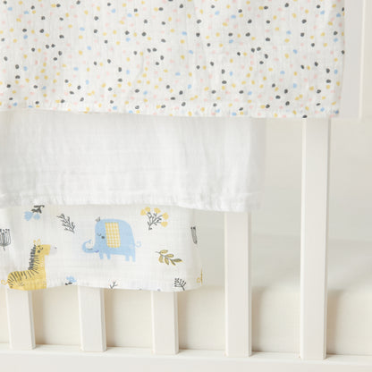 Juniors Printed Muslin Swaddle Blankets - Set of 3