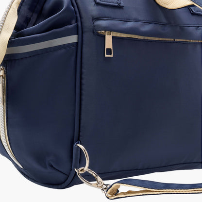 Juniors Solid Diaper Bag with Double Handle and Zip Closure