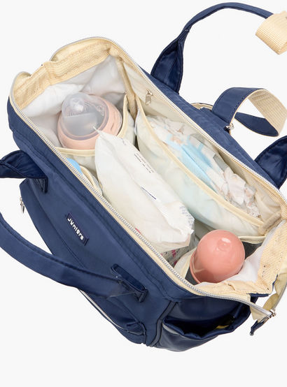 Juniors Solid Diaper Bag with Double Handle and Zip Closure-baby-gear-diaperbags-image-13