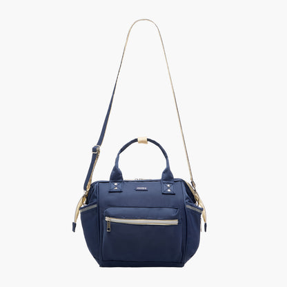 Juniors Solid Diaper Bag with Double Handle and Zip Closure