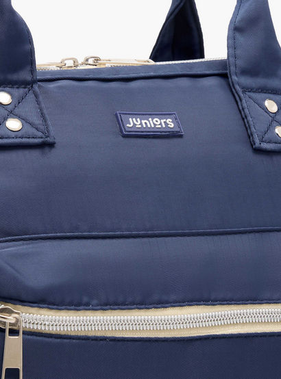Juniors Solid Diaper Bag with Double Handle and Zip Closure-baby-gear-diaperbags-image-7