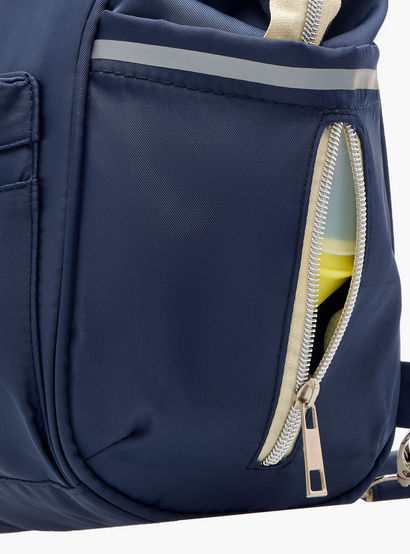 Juniors Solid Diaper Bag with Double Handle and Zip Closure-baby-gear-diaperbags-image-9