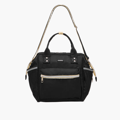 Juniors Logo Detail Diaper Bag with Double Handles and Zip Closure