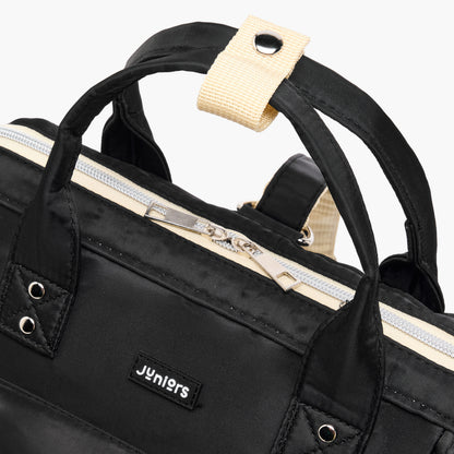 Juniors Logo Detail Diaper Bag with Double Handles and Zip Closure
