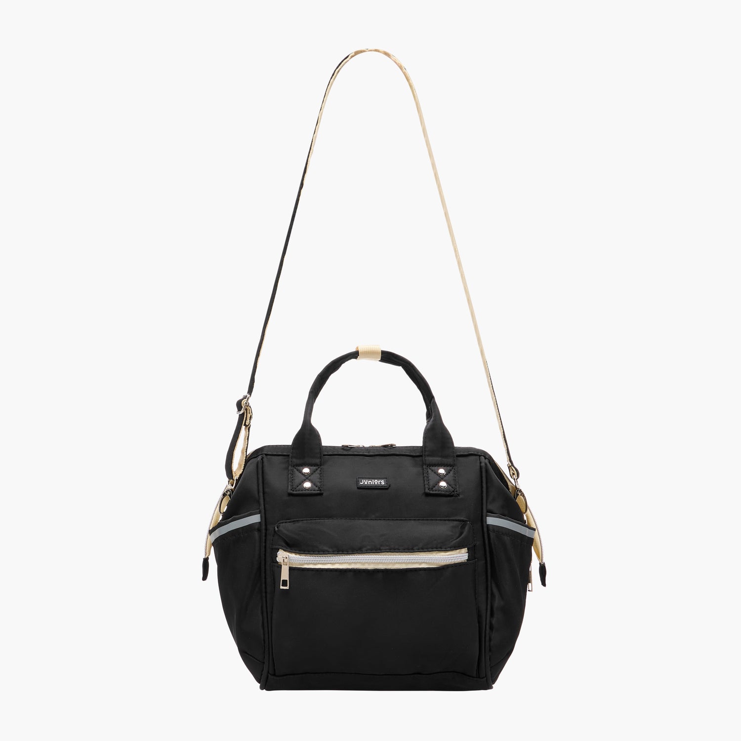 Juniors Logo Detail Diaper Bag with Double Handles and Zip Closure