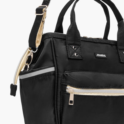 Juniors Logo Detail Diaper Bag with Double Handles and Zip Closure