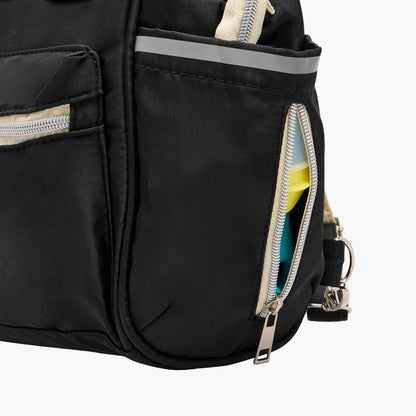 Juniors Logo Detail Diaper Bag with Double Handles and Zip Closure