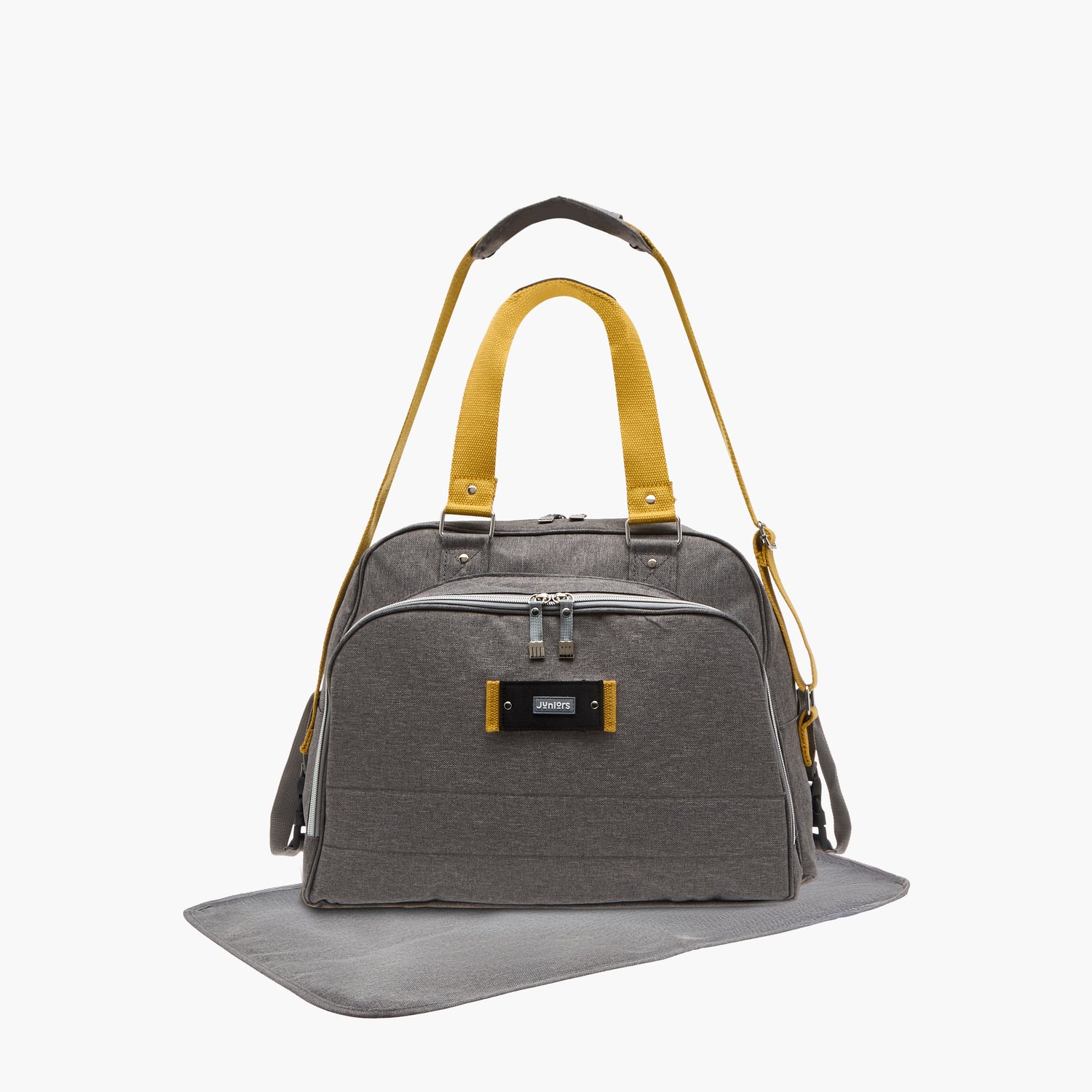 Juniors Logo Detail Diaper Bag with Double Handles and Zip Closure