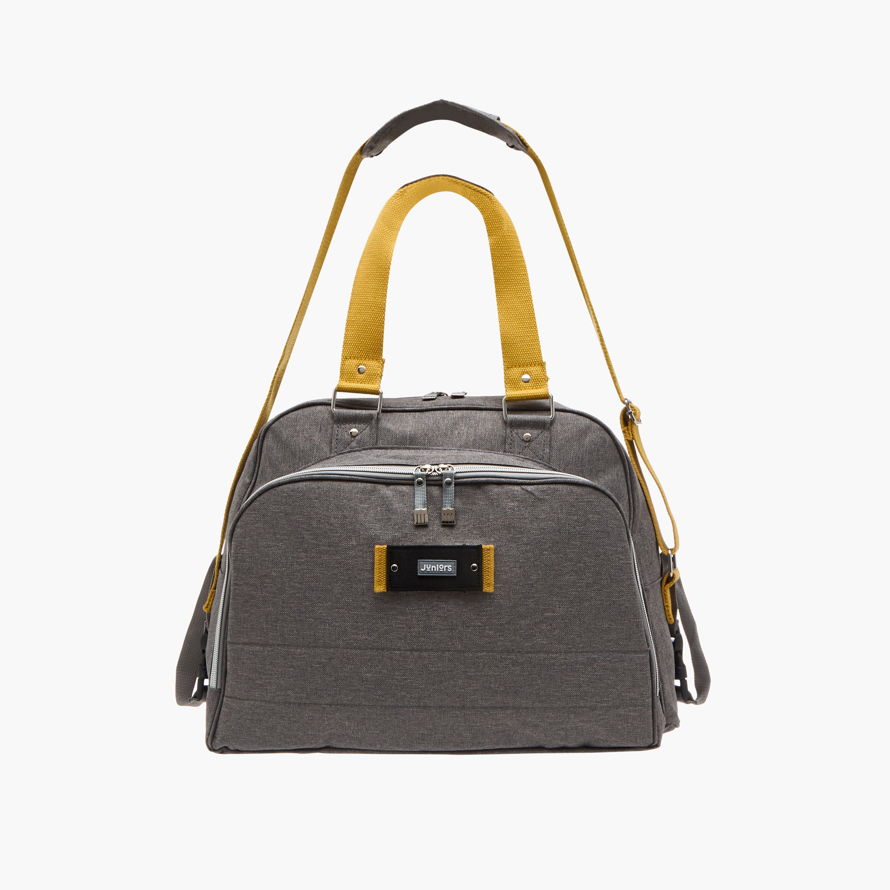 Juniors Logo Detail Diaper Bag with Double Handles and Zip Closure