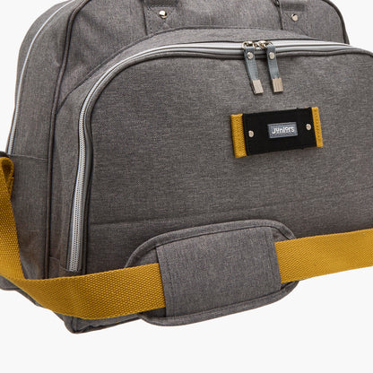 Juniors Logo Detail Diaper Bag with Double Handles and Zip Closure