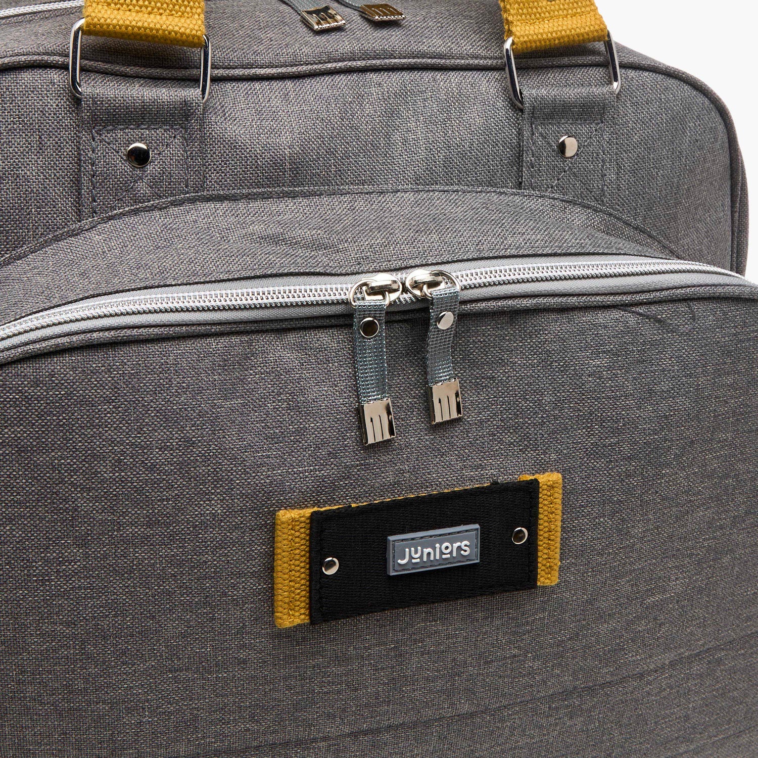 Juniors Logo Detail Diaper Bag with Double Handles and Zip Closure