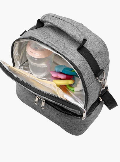 Juniors Solid Diaper Bag with Adjustable Straps and Zip Closure-baby-gear-diaperbags-image-10