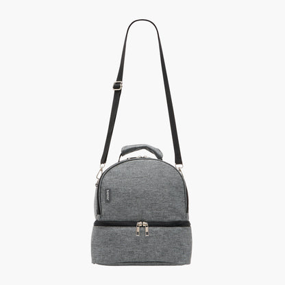 Juniors Solid Diaper Bag with Adjustable Straps and Zip Closure