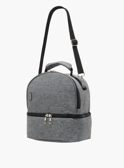 Juniors Solid Diaper Bag with Adjustable Straps and Zip Closure-baby-gear-diaperbags-image-3