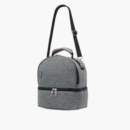 Juniors Solid Diaper Bag with Adjustable Straps and Zip Closure