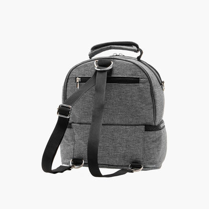 Juniors Solid Diaper Bag with Adjustable Straps and Zip Closure