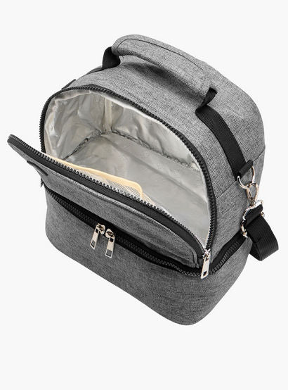 Juniors Solid Diaper Bag with Adjustable Straps and Zip Closure-baby-gear-diaperbags-image-9