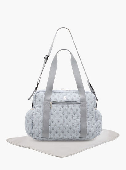 Giggles Quilted Diaper Bag with Double Handle and Zip Closure-baby-gear-diaperbags-image-1