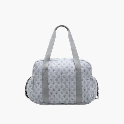 Giggles Quilted Diaper Bag with Double Handle and Zip Closure